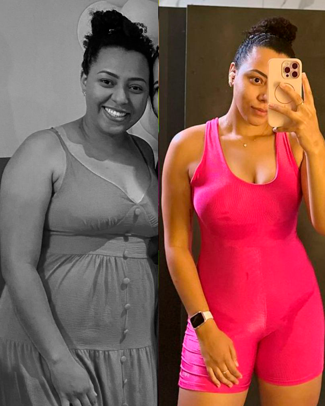 Taynara, 27 anos, perdeu 20kg com o Método CORE